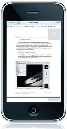 Word Doc on Apple iPhone